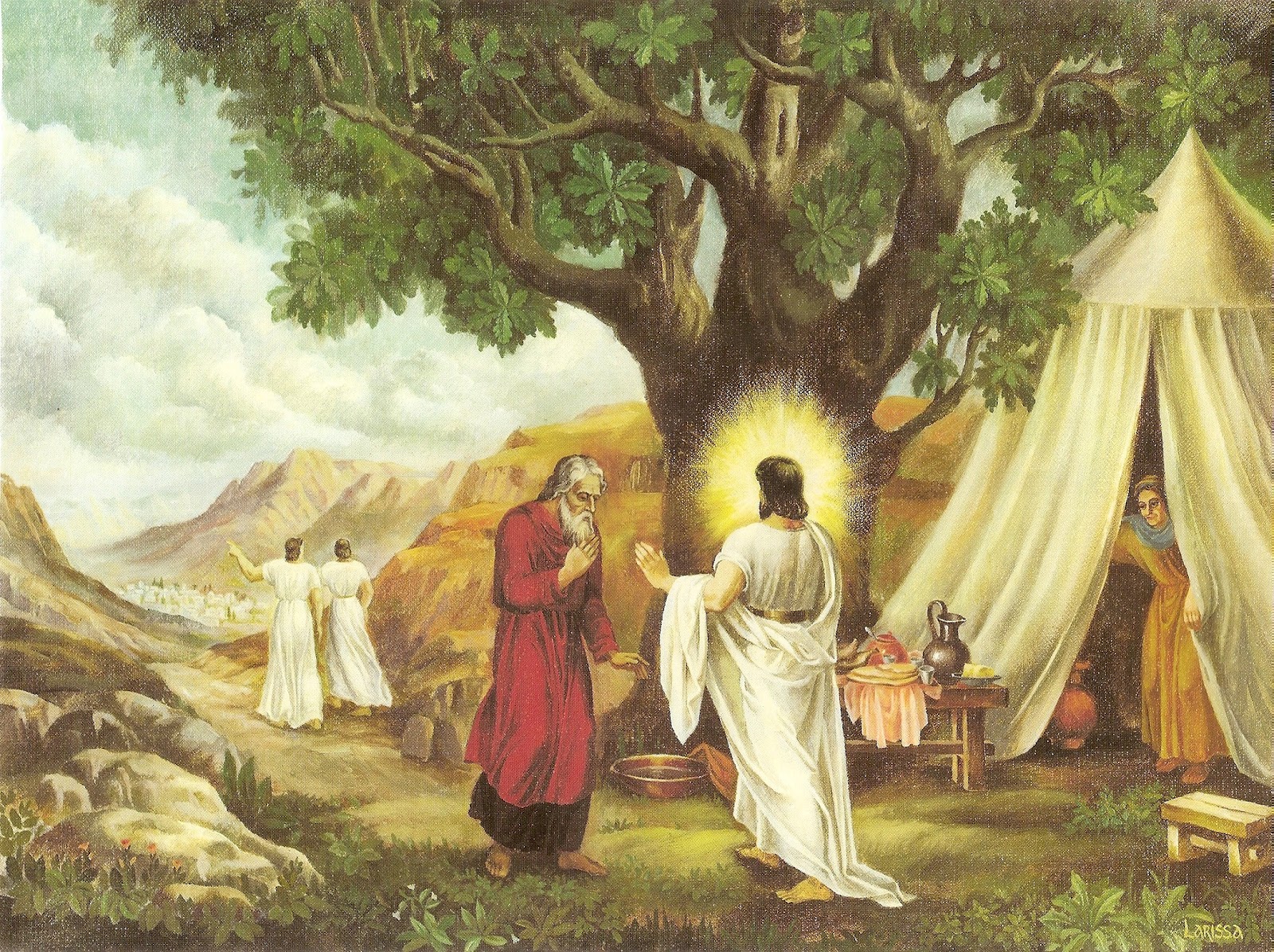 De burcht Sion Jezus voor het Sanhedrin. Deel 3