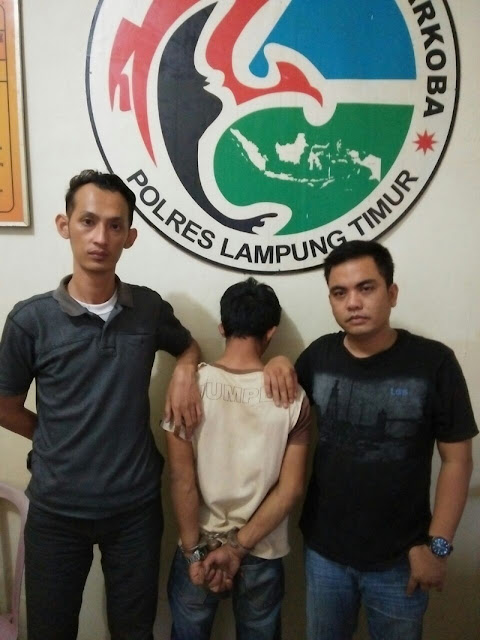 Asyik Konsumsi Narkoba, Pria Asal Srigading Diamankan Polisi