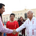 Reciben con agrado danzoneros al alcalde Mario López