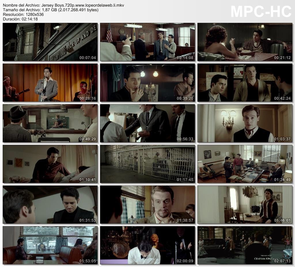 Jersey Boys (2014) BRrip 720p Latino-Ingles