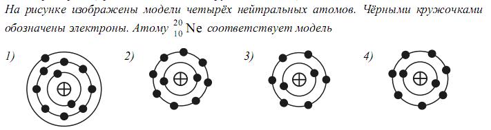 На рисунке изображены схемы четырех атомов черными точками обозначены электроны какая схема литий