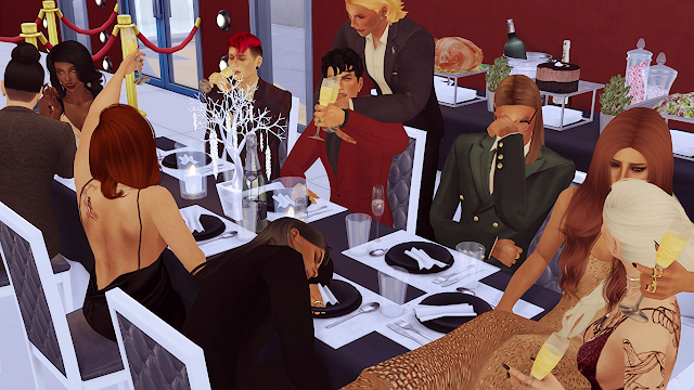 Sims 4 CC's - The Best: Happy New Year! Poses by Bad Taste