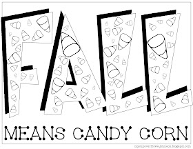 free fall coloring pages candy corn