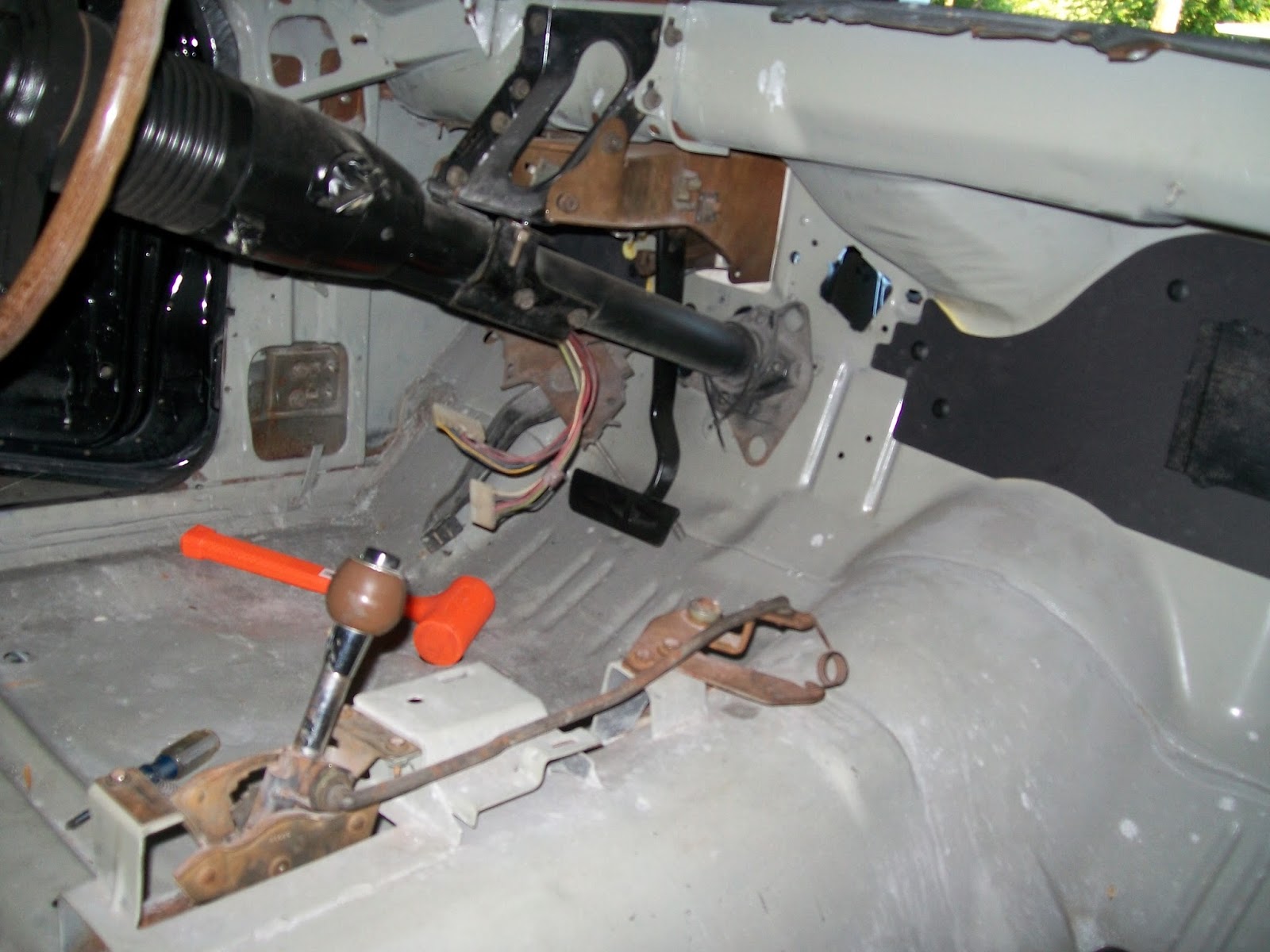 1970 Plymouth 'Cuda Project Firewall, Slapstick Shifter + linkage