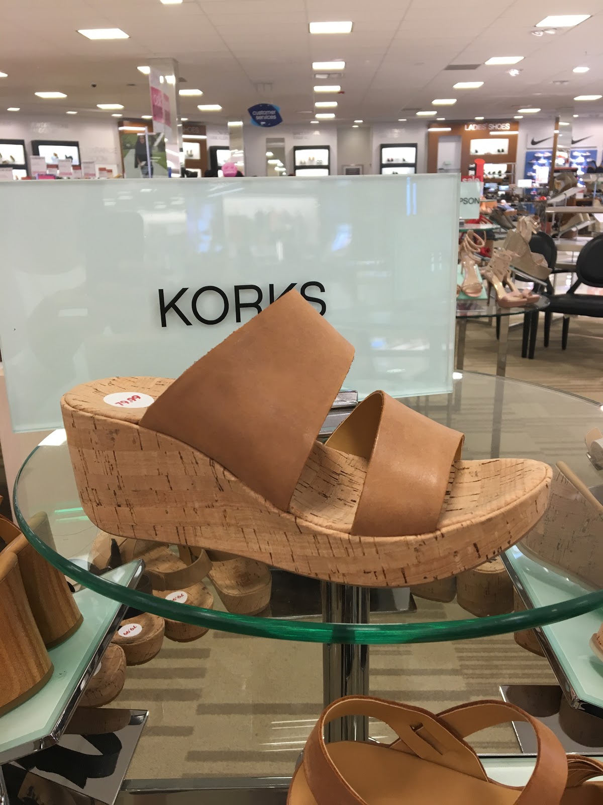 korks deltona wedge sandal