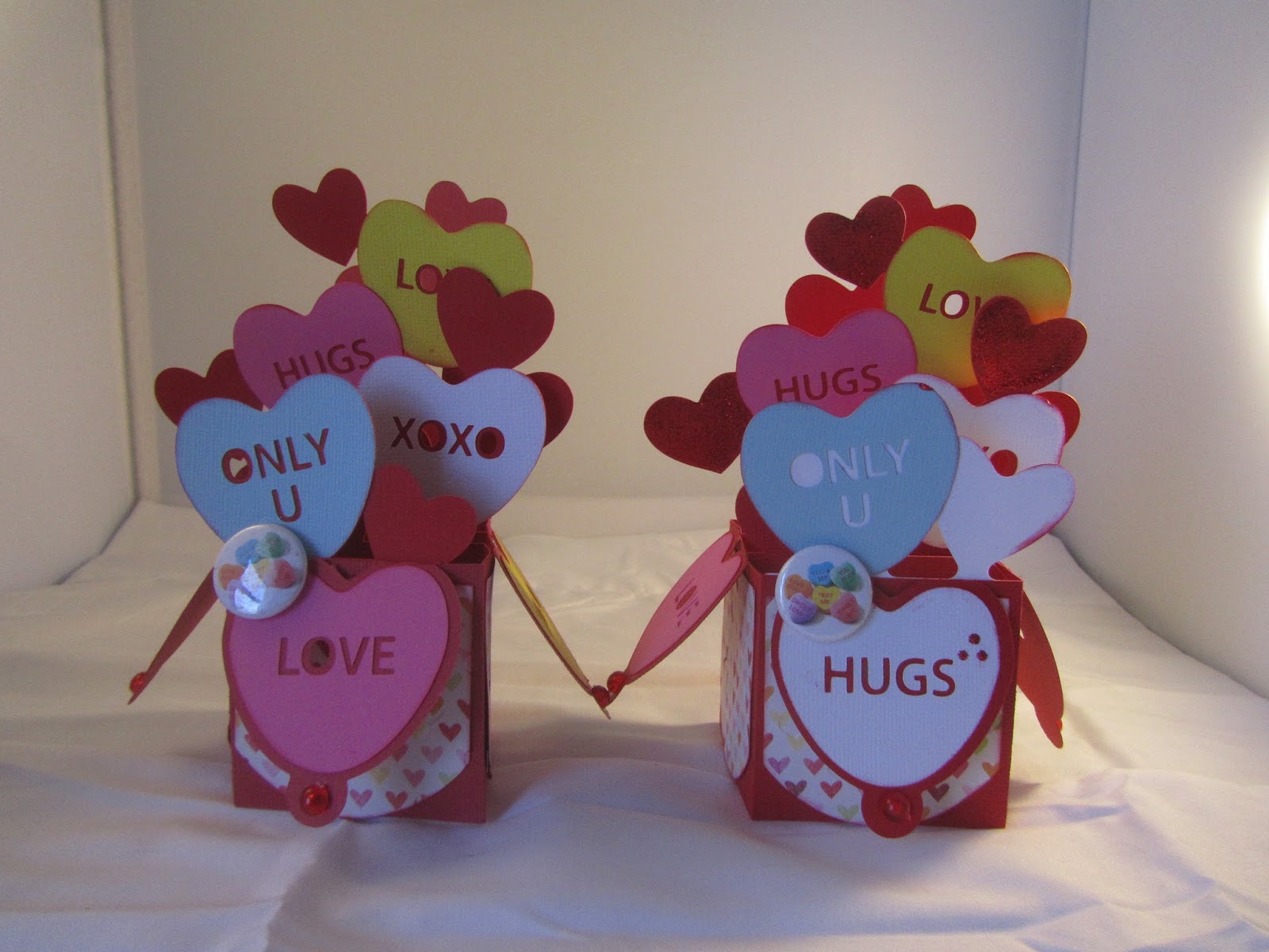 Chronically unprepared box set Scrappin' With Chriss and Lou: More Valentine Box Cards