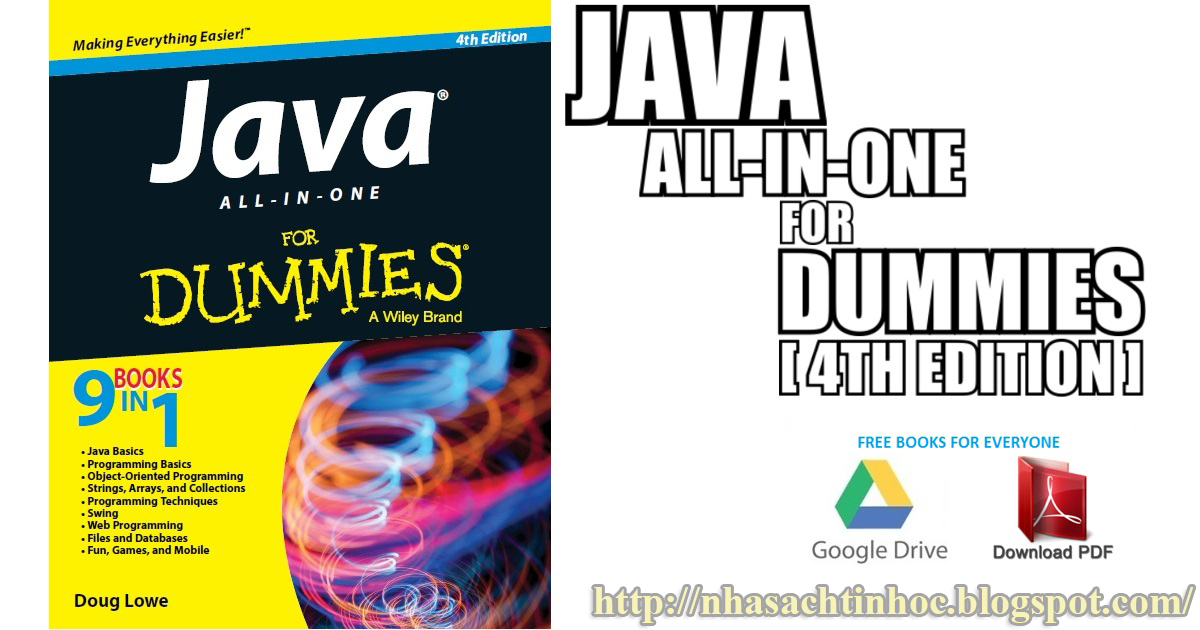 Chia Sẻ 2 Cuốn Sách Java All-in-One For Dummies | Nhà Sách Tin Học