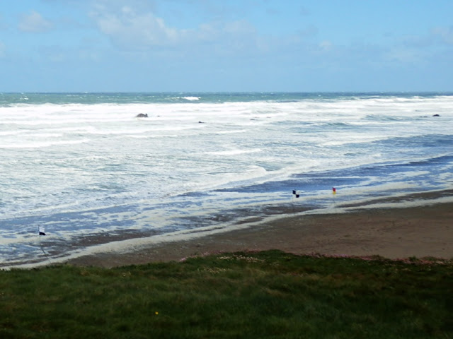Surf at Widemouth Bay, Bude, Cornwall