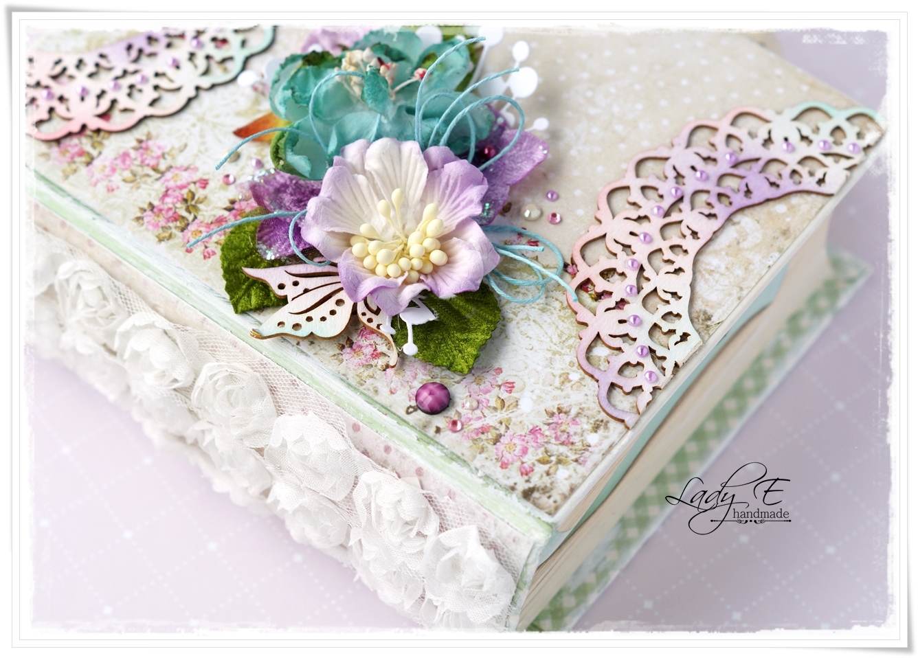 Book Box Part 1 Scrapiniec DT project Scrap Art by Lady E