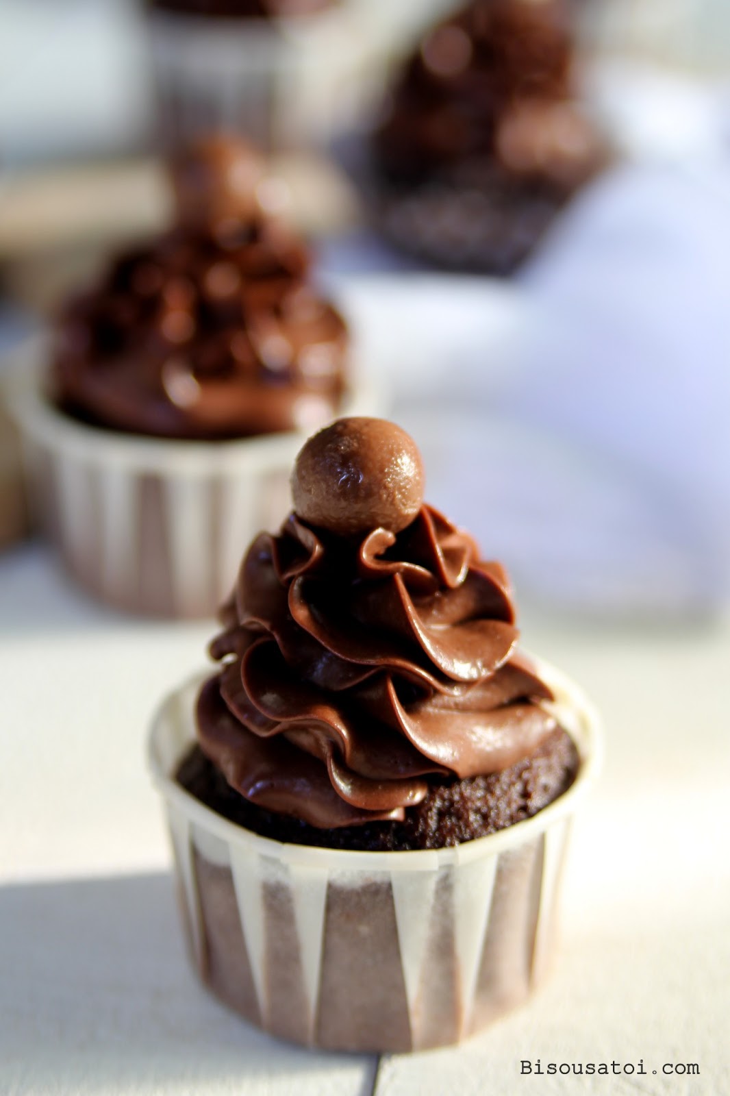Triple Chocolate Cupcakes