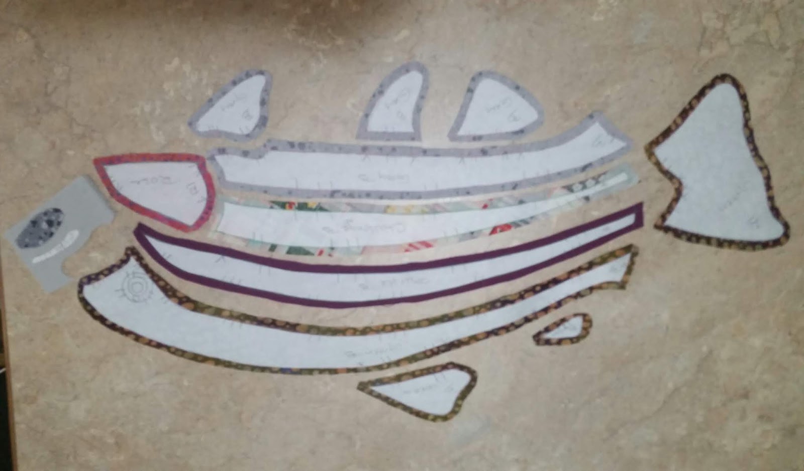 Enchanting Quilts Rainbow Trout The making of a challenge quilt