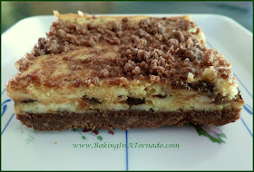 Mint Chocolate Cheesecake Bars | www.BakingInATornado.com | #recipe #dessert