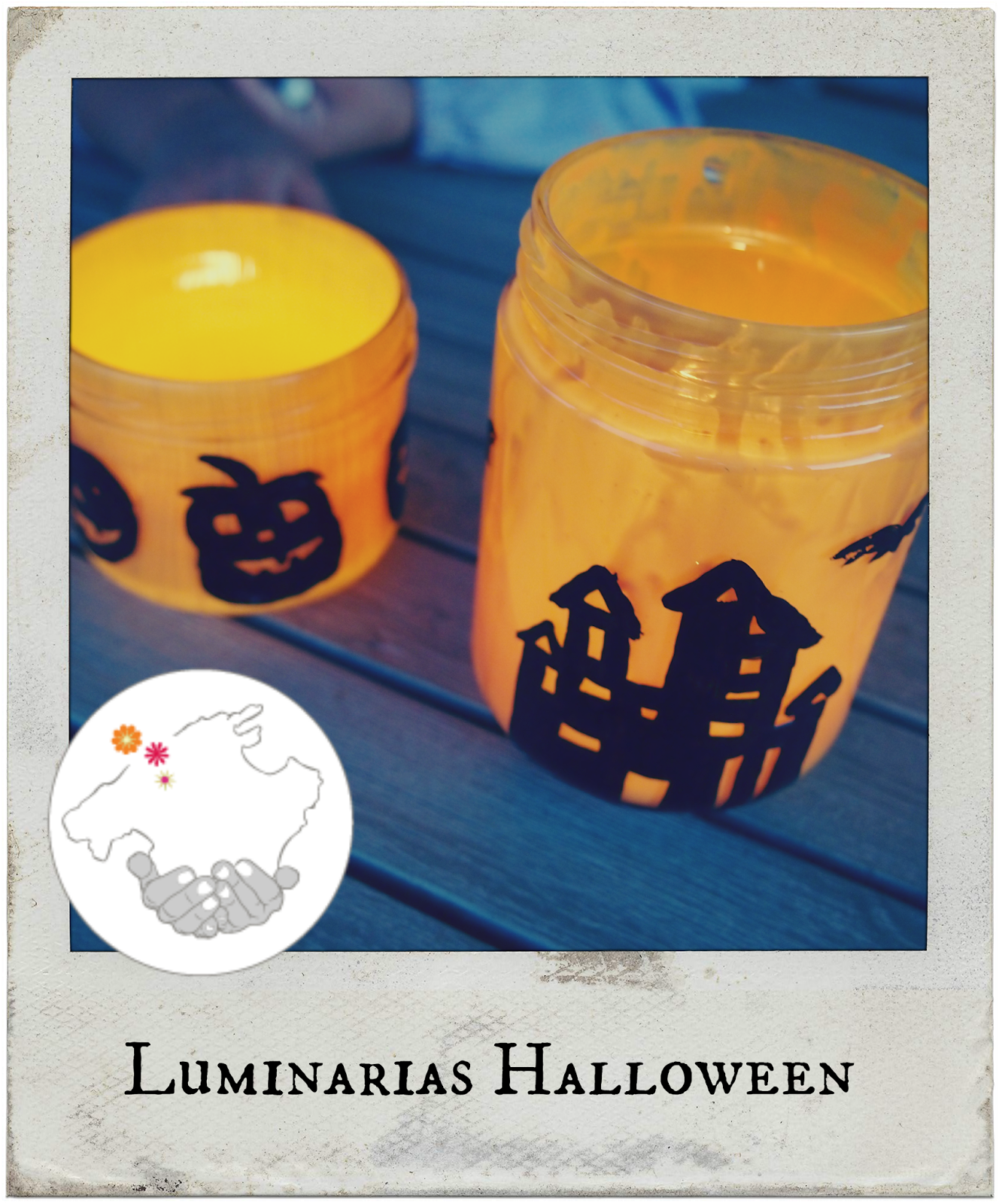 DIY Halloween (I) Luminarias con botes de cristal