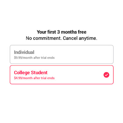 Apple Music College Student Subscription