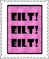 Briefmarken-Clipart "Eilt!"