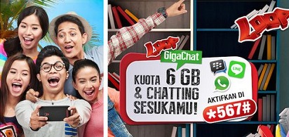 Dengan 30 Ribu, Dapatkan Paket Simpati Loop Giga Chat 6 GB