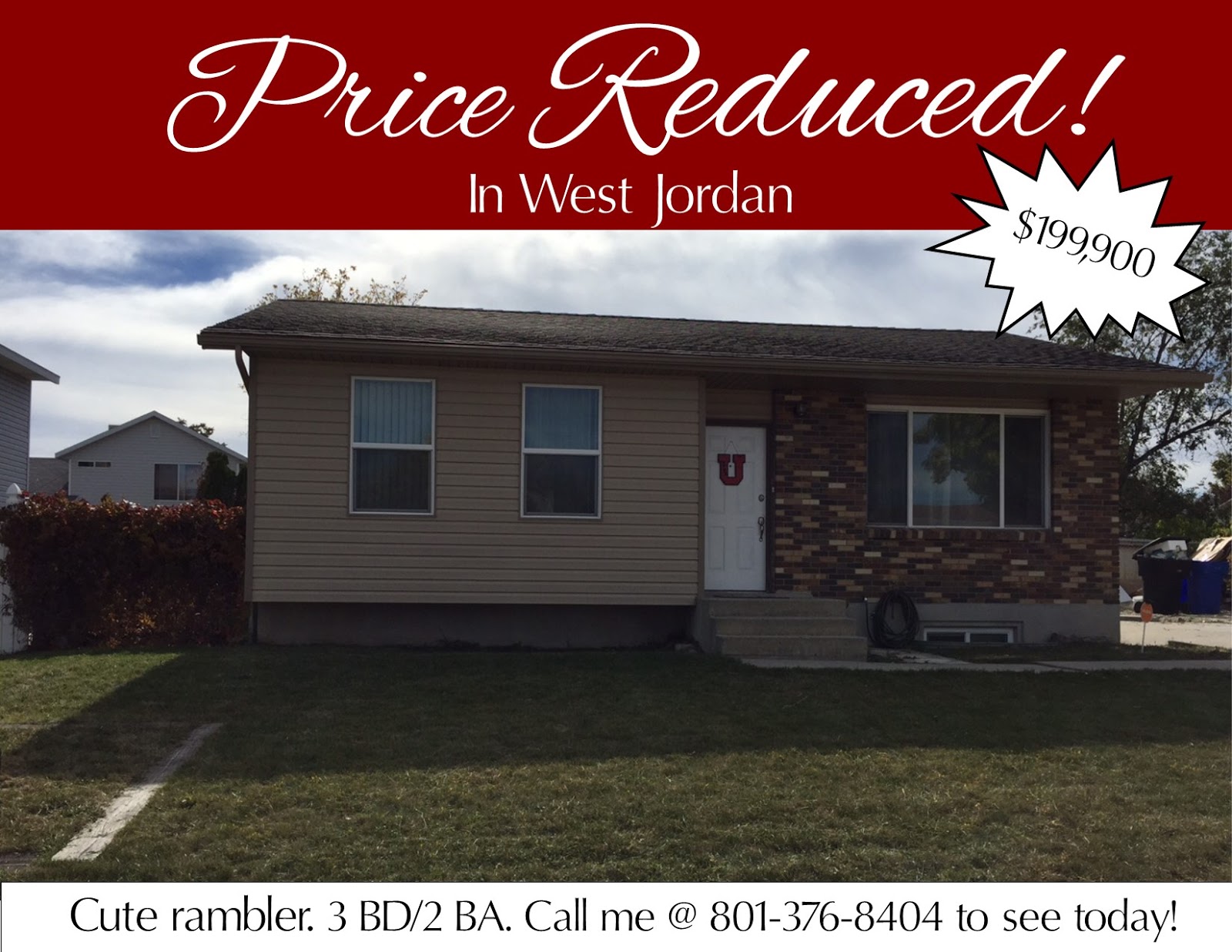 Kari Dye, Utah Realtor Price Reduced For Quick Sale! MLS 1336107