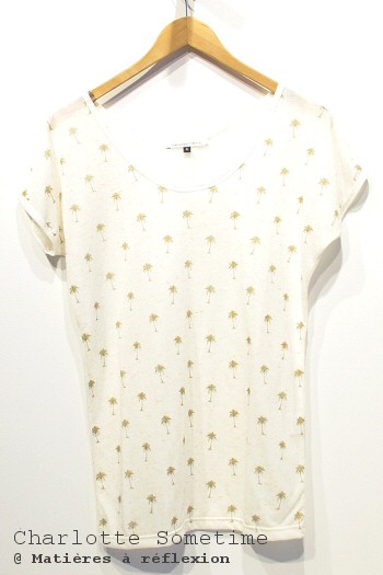 Tee-shirt écru Charlotte Sometime