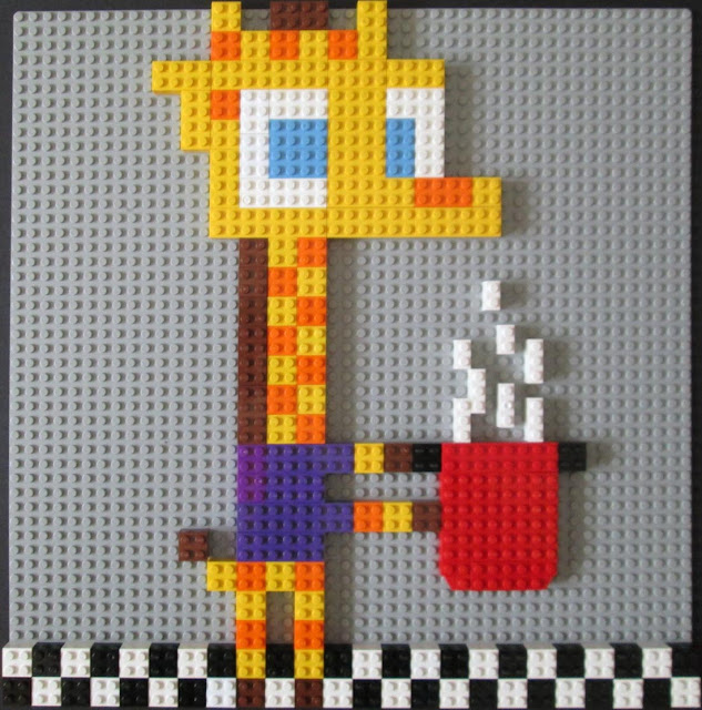 MOC LEGO Girafa cozinheira