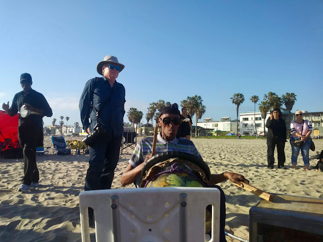 Lonny Jones at the Venice Beach Drum Circle by Omar Cherif — 2 June 2018