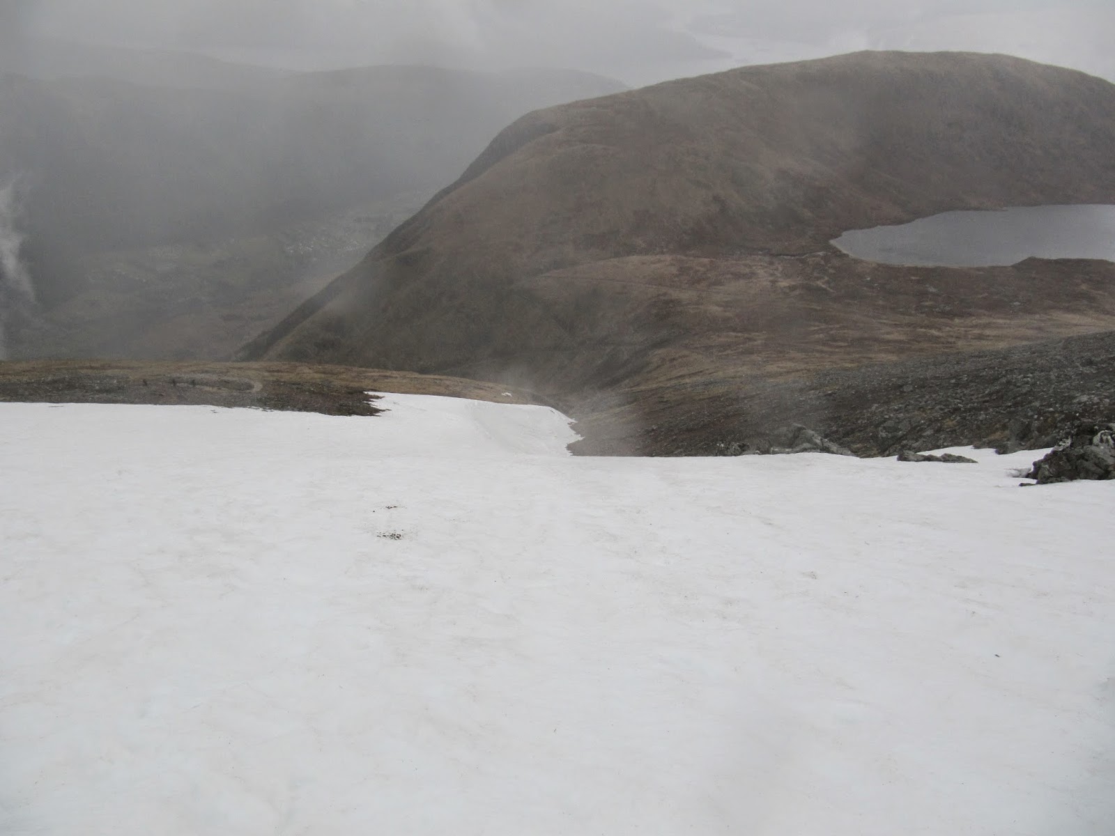 NOT QUITE TOUCHING THE VOID Scottish Winter Conditions ? Ledge Route, Ben Nevis (very little