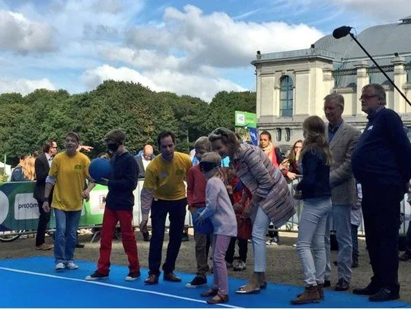 Queen Mathilde of Belgium and King Philippe-Filip of Belgium, Crown Princess Elisabeth, Prince Emmanuel, Princess Eleonore, Prince Gabriel 