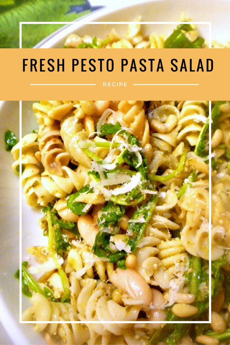 Slice of Southern Fresh Italian Pesto Pasta Salad