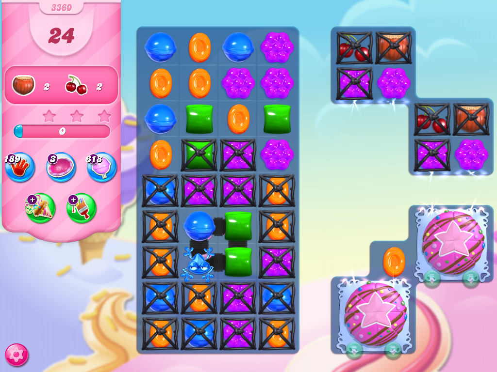 Candy Crush Saga level 3360 Candy Crush Saga level 3360