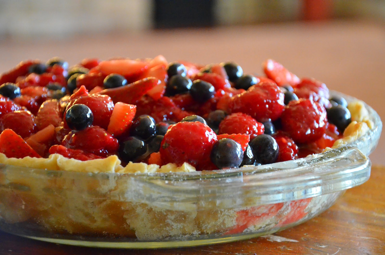 Kirsten's Cooking Triple Berry Pie