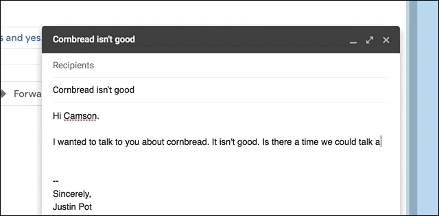 Suggerimento risposte Gmail