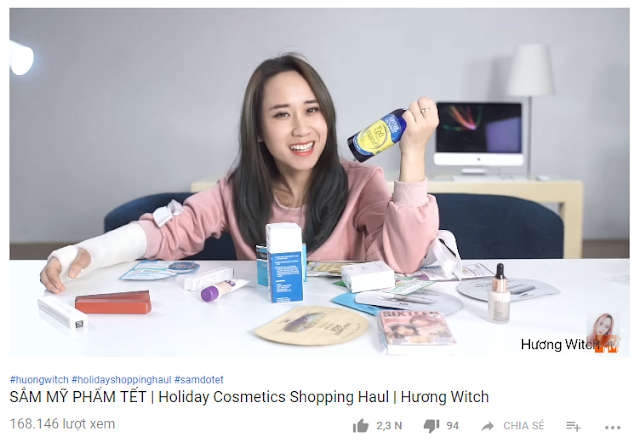 beauty blogger huong witch