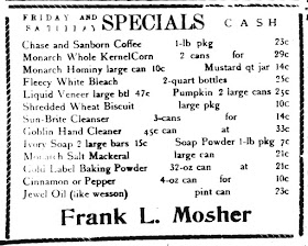 Frank L. Mosher 1940 Ad