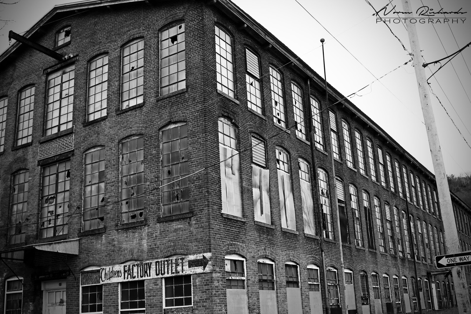 InstaBlogOMatic! Then and Now The Lansford Silk Mill