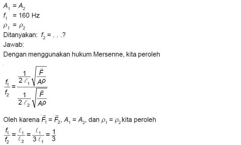 Pengertian Dan Bunyi Hukum Mersenne Beserta Rumus Dan Contoh Soalnya Guruipa