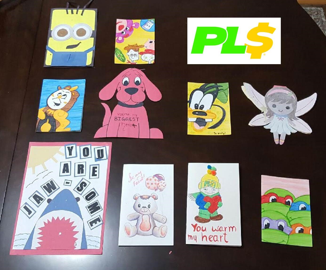 Cardz for Kidz! Uplifting Spirits, One Card at a Time Just Say PLS