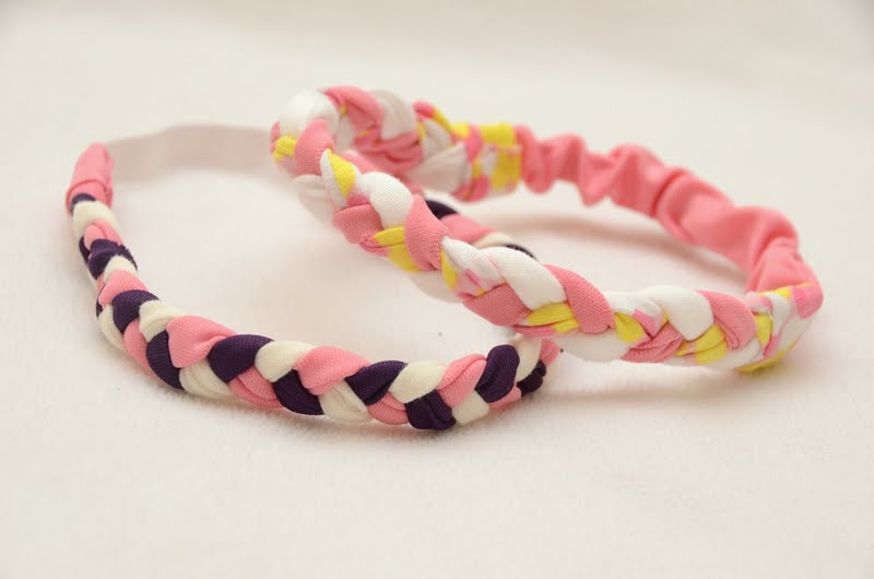 Made in Mommyland: Braided hair band from fabric scraps ...