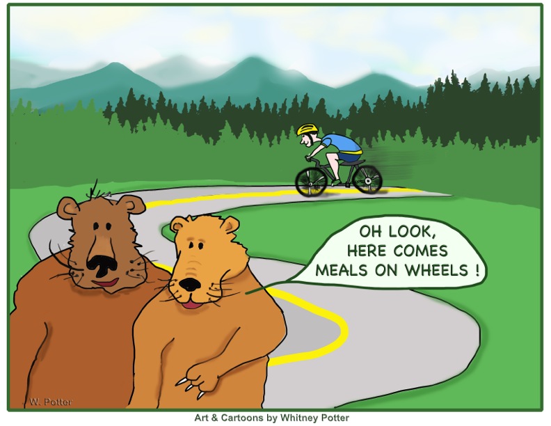 Shoreline Area News Cartoon by Whitney Potter Meals on Wheels