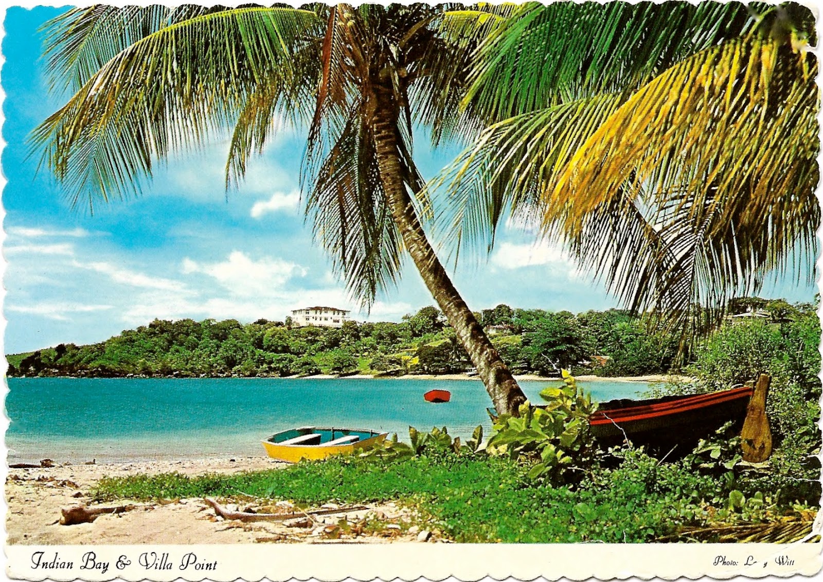 My Favorite Postcards Indian Bay & Villa Point, St. Vincent and the