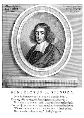 Benedictus de Spinoza; portret uit de Nagelate Schriften (1677)