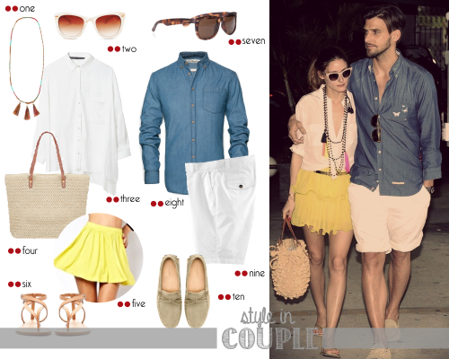 Get the look - Olivia Palermo: Olivia & Johannes in St Barts