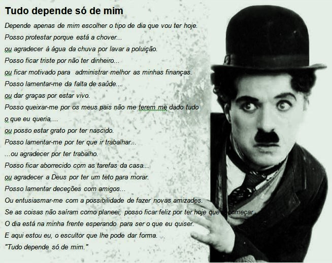 Resultado de imagem para tudo depende so de mim