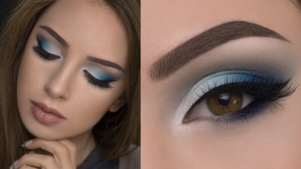 Tutorial Makeup Ojos Azules con un toque de brillo