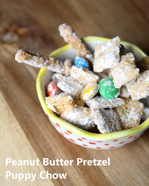 Auntie Bethany The Best Gluten Free Peanut Butter Pretzel Puppy Chow