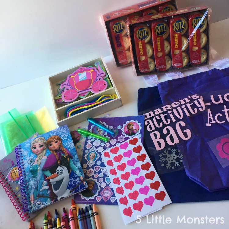 5 Little Monsters Quiet Activity Bags for Kids