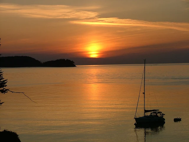 Gulf Islands sunset