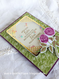 Glückwunschkarte zur Hochzeit mit dem Stampin' Up! Kartensortiment "Erinnerungen und mehr" Blumengarten Glückwunschkarte zur Hochzeit mit dem Stampin' Up! Kartensortiment "Erinnerungen und mehr" Blumengarten