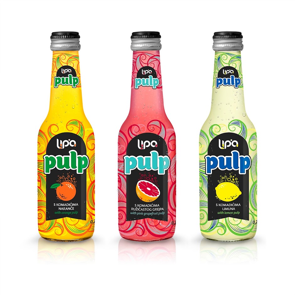 Lipa Pulp Carbonated Beverage on Packaging of the World Creative