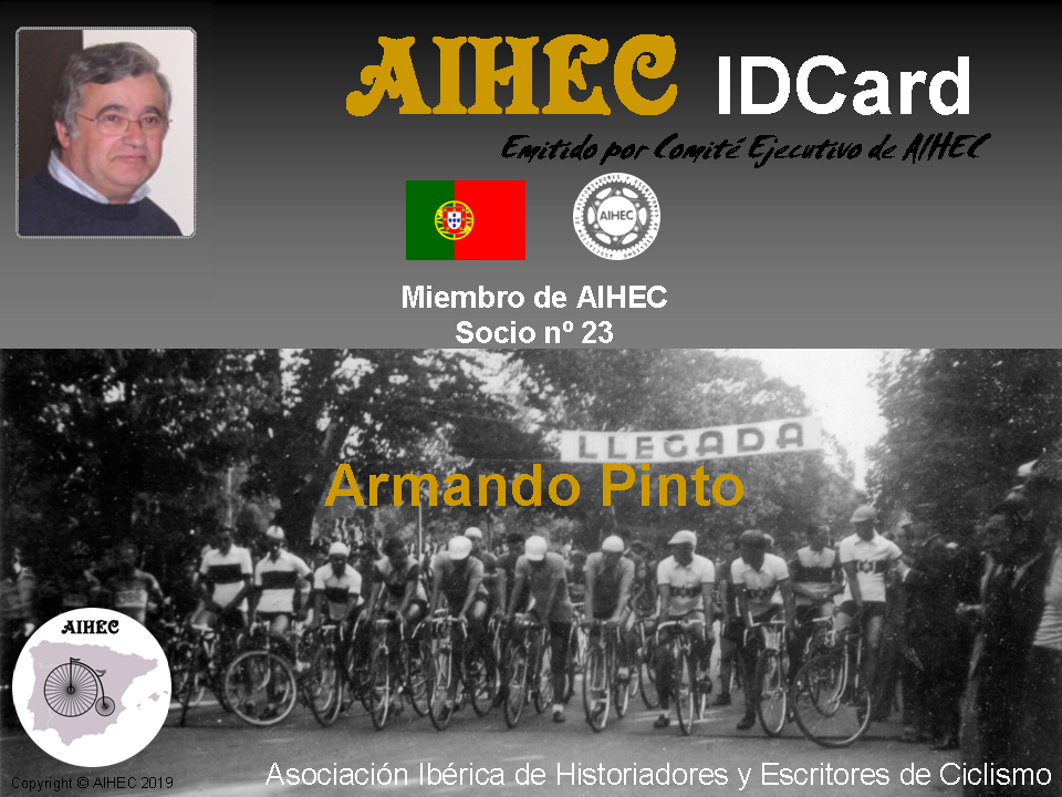 Membro da AIHEC - Asociación ibérica de escritores e historiadores de ciclismo