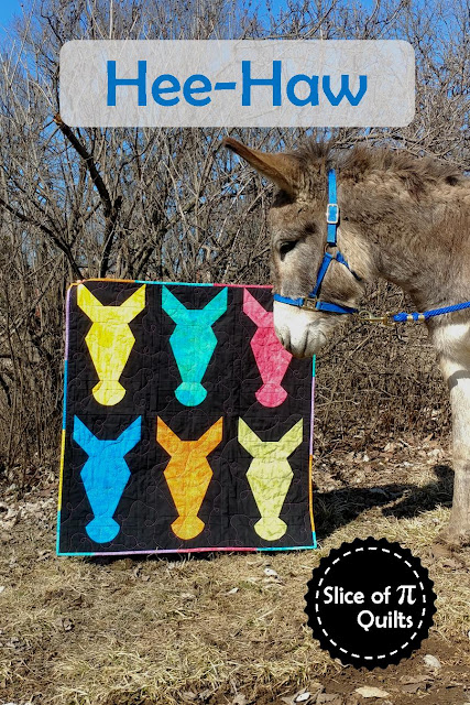 Hee-Haw donkey quilt pattern by Slice of Pi Quilts