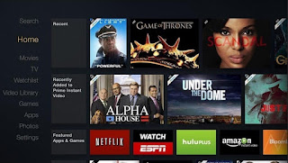 Fire TV Home Screen Fire TV Home Screen
